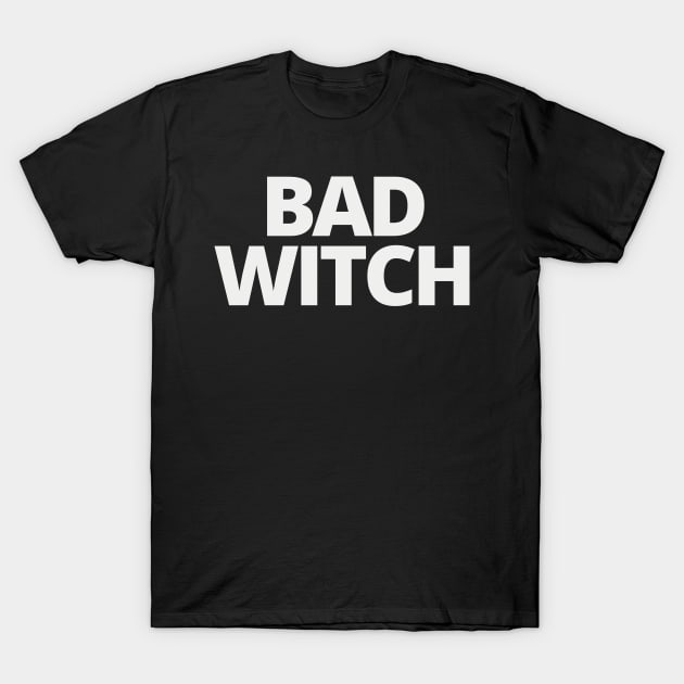 BAD WITCH DESIGN T-Shirt by Chameleon Living